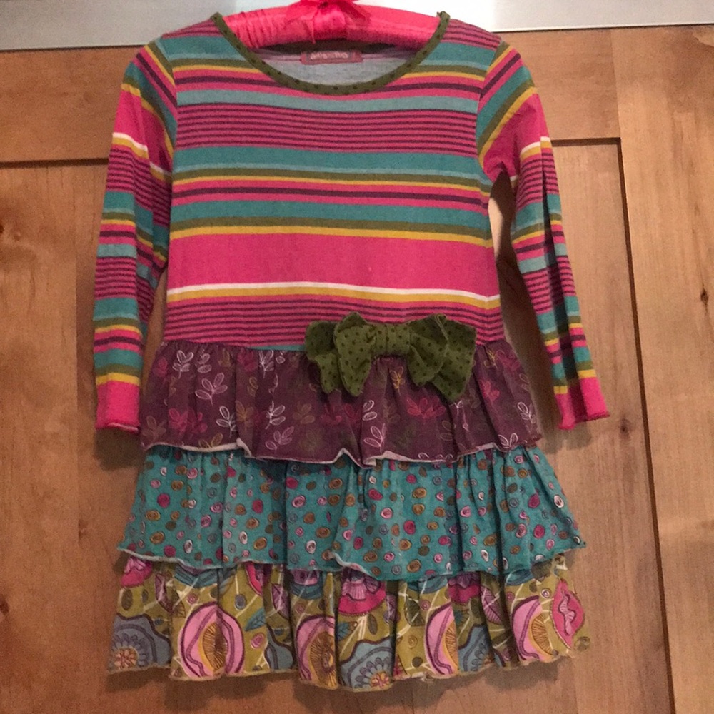 Jelly the Pug Long Sleeved Dress Size 7